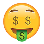 Money-Mouth Face Emoji